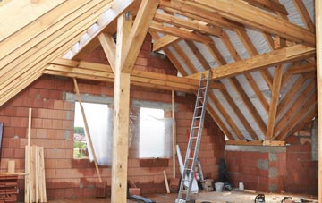 North Brook End attic trusses